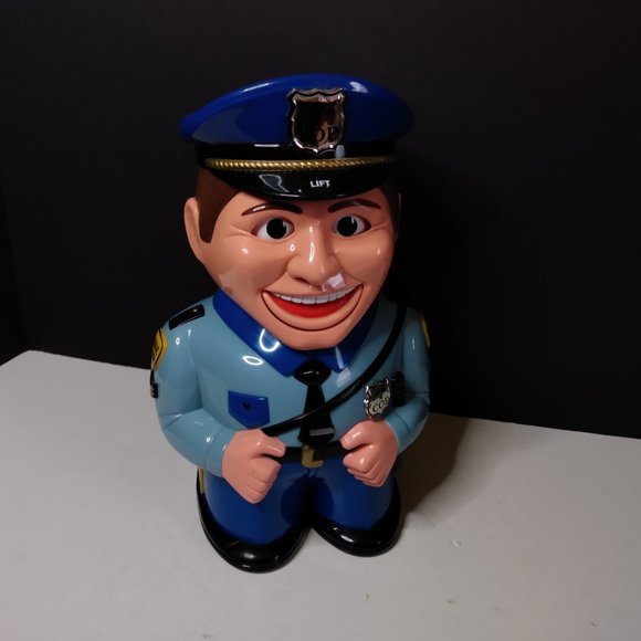 The Original Cookie Cop Police Officer Talking Cookie Jar Vintage 2001 - Picture 1 of 10